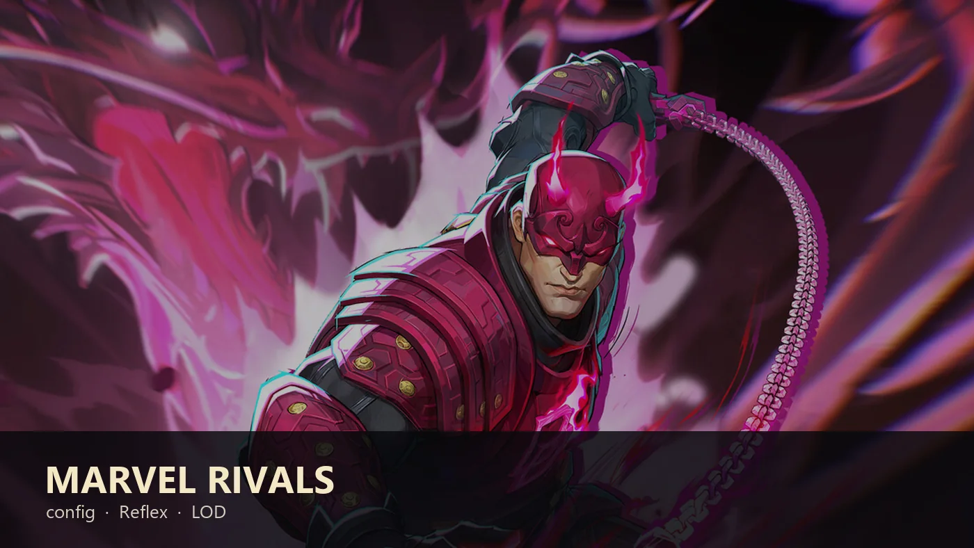 Marvel Rivals key art with the title at the bottom. Not a match screenshot and not the Video menu.