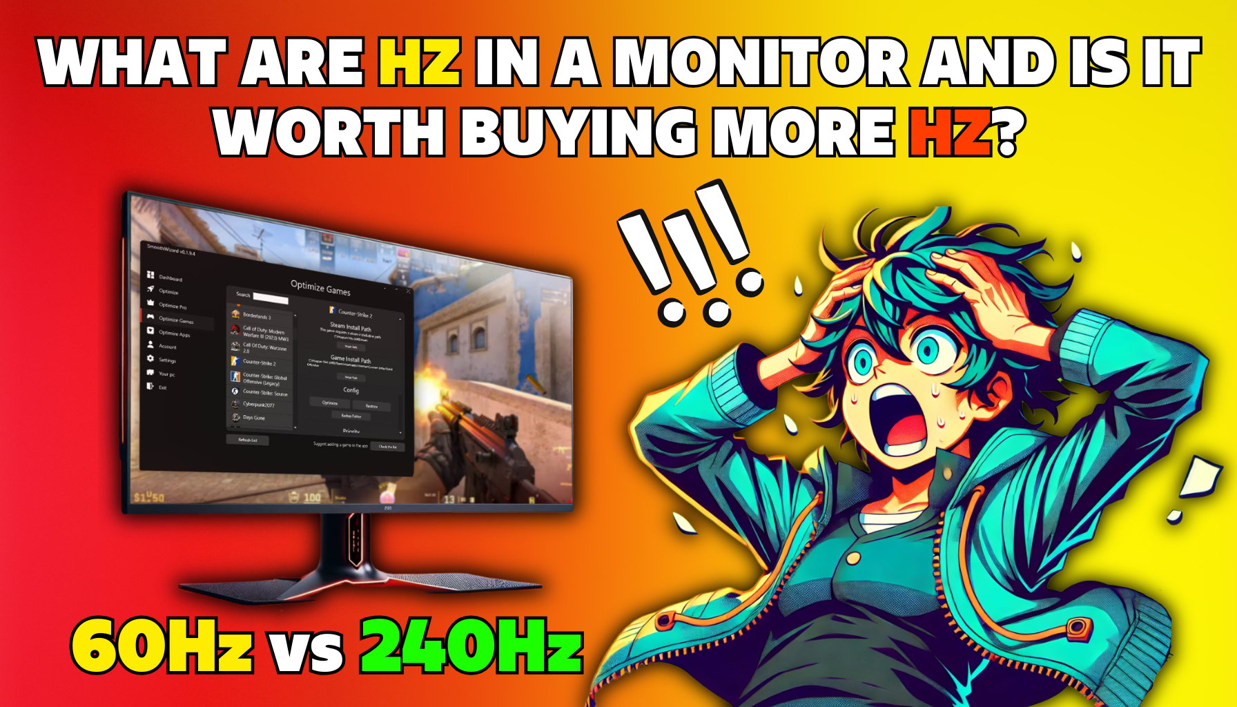 What Are Hz In A Monitor, And Should You Get Higher Refresh Rate 